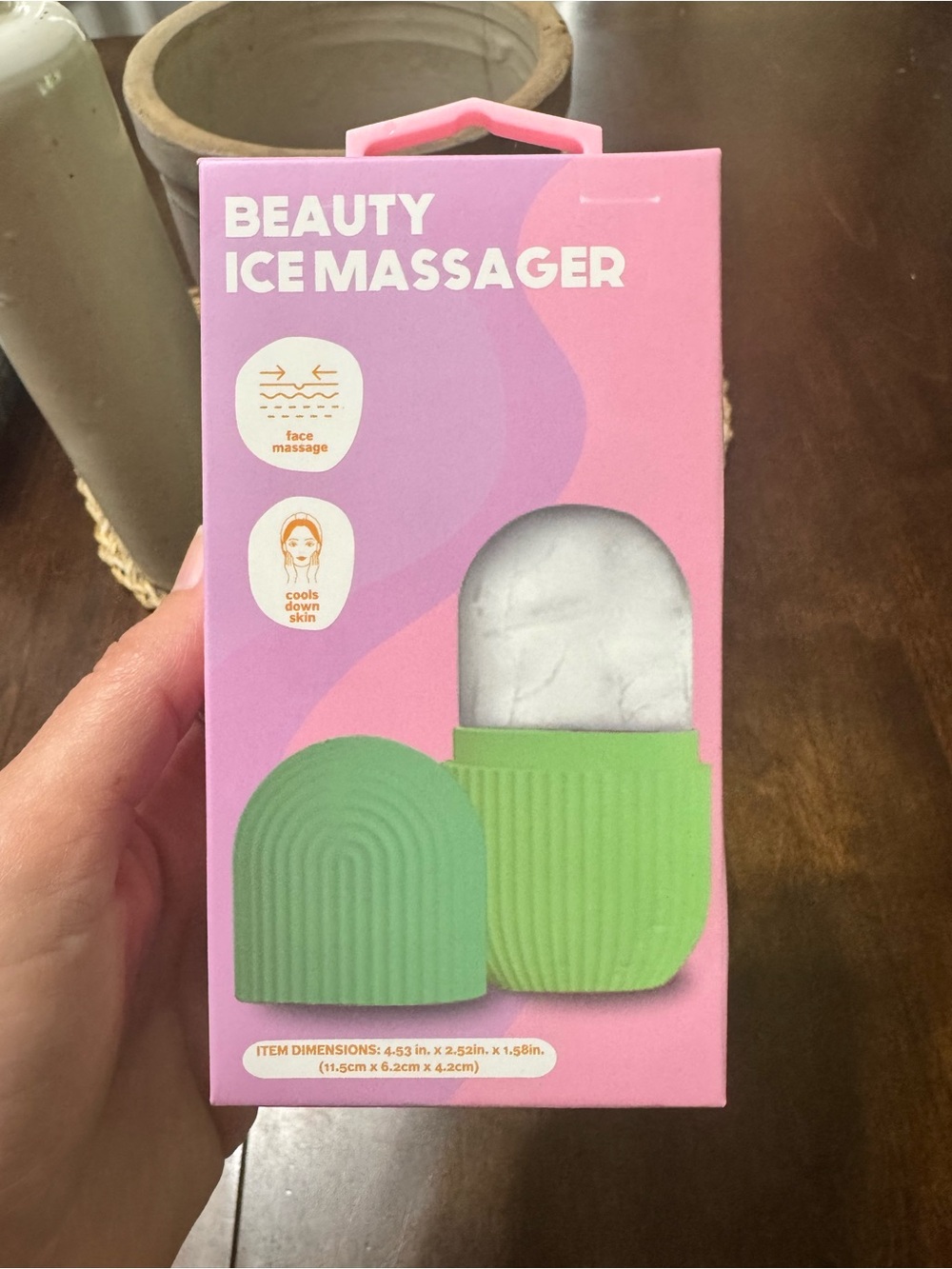 Beauty Ice Massager Facial Ice Roller Silicone Face Massager – New